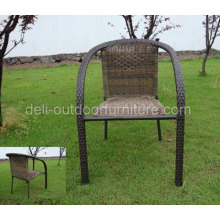 Cadeira de vime do alumínio Frame móveis salão ao ar livre